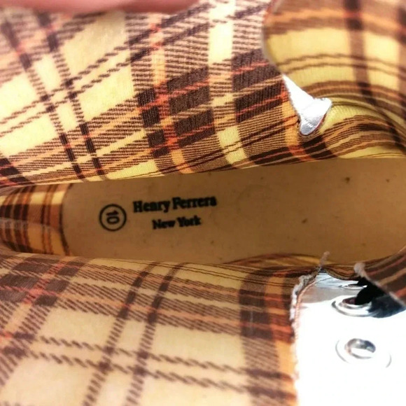 Henry Ferrera Womans Rain Rubber Boots Tartan Sz 10 Womans New York 💙 - Picture 7 of 7